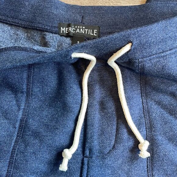 jcrew mens slim fleece sweatpants with cuffs. NEW - Picture 2 of 3